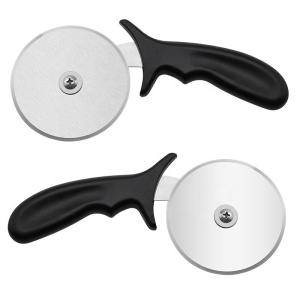 Cheap 10cm Stainless Steel Pizza Wheel Cutter With Pp Handle Round Plastic Pizza Wheel Cutter Server for sale