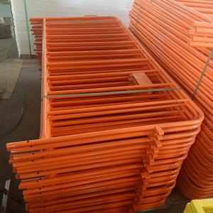 hot dipped galvanized fence panel temporary crowd control barrier