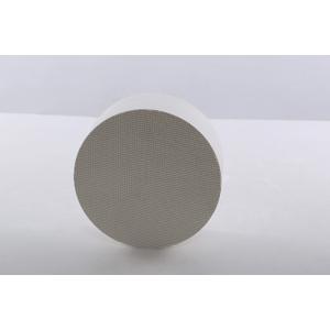 Round SCR Ceramic Catalyst Carrier , Honeycomb Ceramic Monolith Support