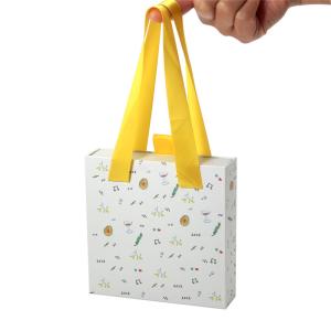 Cheap Custom Logo Printed Hard Rigid Recycle Style Cardboard Paper Packaging Sliding Drawer Gift Boxes With Ribbon for sale