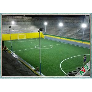 Diamond Monofilament Durable Football Artificial Turf Green Color 、 Customized