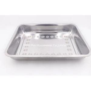 40*30cm Serving buffet baking pan big plate square baking tray set stainless