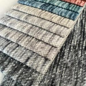 China Breathable Embossed Knit Fabric Abrasion Resistant With Easy Maintenance on sale