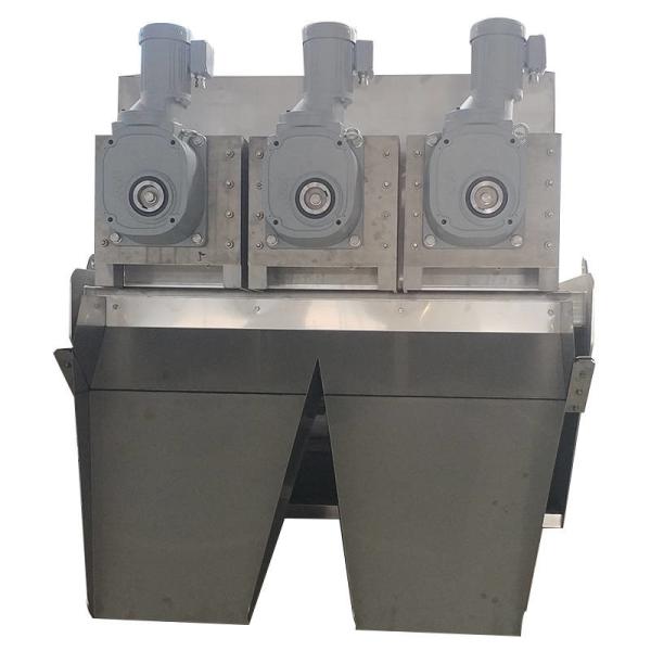 Auto Spiral Screw Press Machine Sludge Dewatering Systems For Oil Sludge