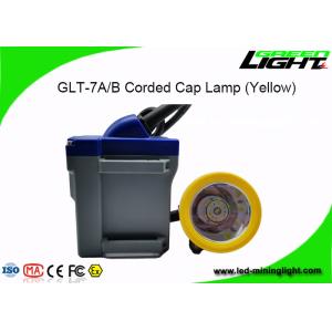 Safety Mining LED Corded Cap Lamp High Brightness With 22hrs Working Time
