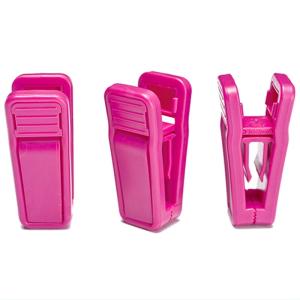 China A Style Plastic Clothes Line Hanger Clip red on sale