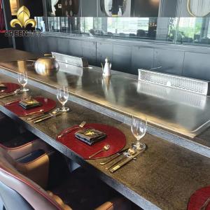 Commercial Hibachi Grill with Custom Flat Alloy Steel Surface