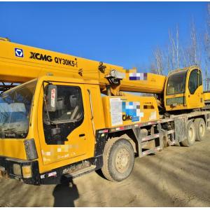 2009 Used XC MG Mobile Truck Crane 25 Tons, Crane Jib length 39.5 meters