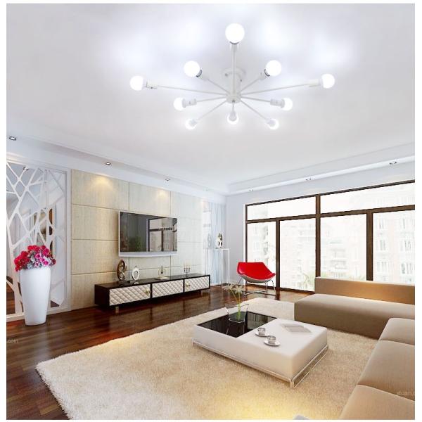 vintage ceiling lights 10 heads retro industrial lamparas techo restaurant loft modern