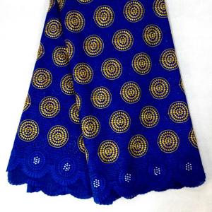 2016 Hot selling customizable embroidery design 100 cotton swiss voile lace