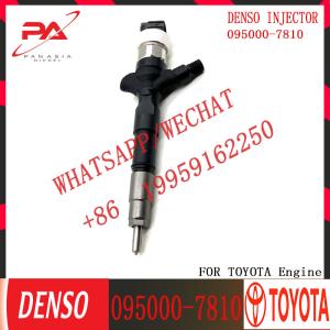 Diesel fuel Common Rail Injector Assembly 23670-30120 095000-7810 For Toyota