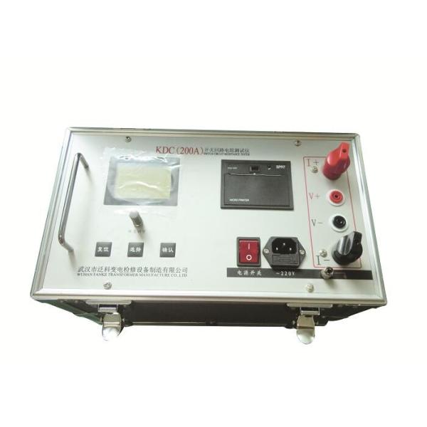 Quality 100A Circuit Breaker Test Set Contact Resistance Test Kits With Micro Printer wholesale