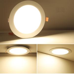 7-18 Watt LED Panel Downlight , Round Square Flat Panel LED Lights With Driver