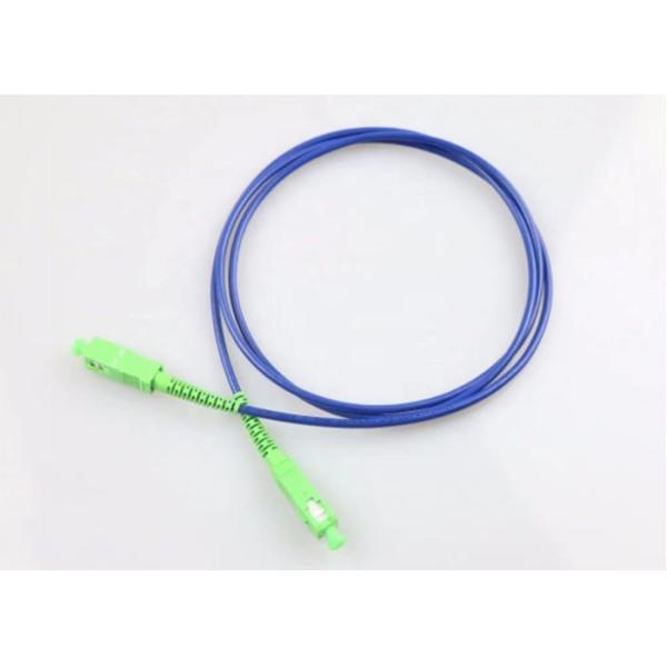 Quality Simplex 3mm SC APC Armored Fiber Jumper ISO Certification wholesale