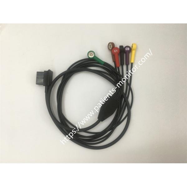 Zoll M Serve Defibrillator ECG Leads Chest 6 Leads Cable PN 3012-0021-02-12 REV