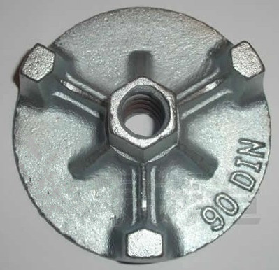 China Form-tie nut, galvanized flanged Wing nut, formwork wing nut, formwork