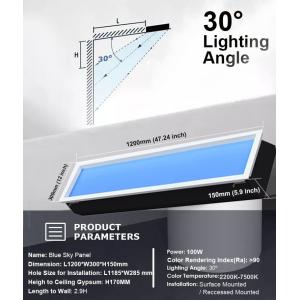 Ultra-Thin 150mm LED False Skylight – Sunset to Sunrise Function, Mesh 5.0/DALI
