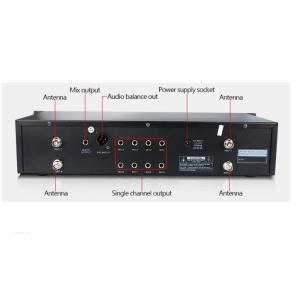 Gooseneck Design Conference System Microphone 12kg Weight With 8 Channels