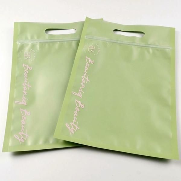 Quality Gravnre 150mic FDA Reusable Zipper Plastic Bags CYMK MOPP For Underwear wholesale