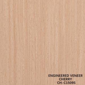 Cherry Wood Veneer Fancy Panels Straight Grain 0.18-0.6mm Thickness Customized