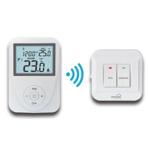Wireless 7 Day Programmable Thermostat 6 Time / Temp Per Day With Backlight