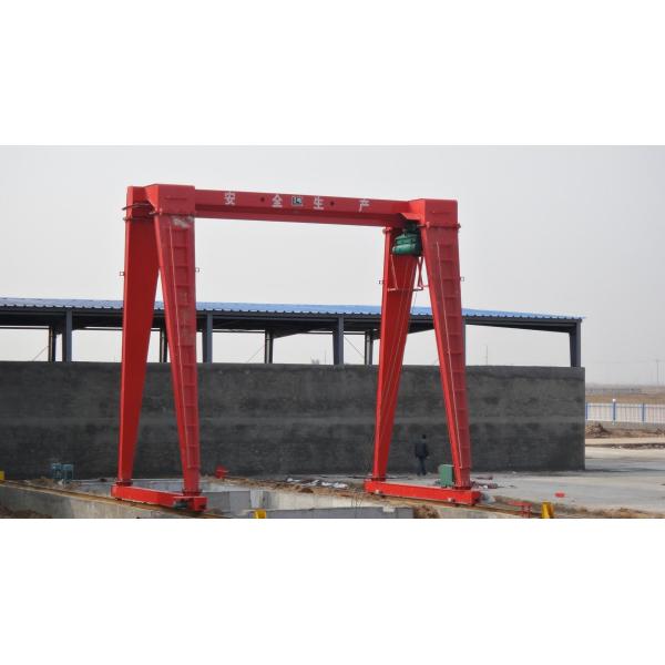Quality Schneider Electrical Parts and Mechanical Built In Brake Single Girder Gantry Crane Q235 Steel Material wholesale