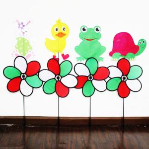 Cheap Spring Yard Spinner bunny duck frog turtle for sale