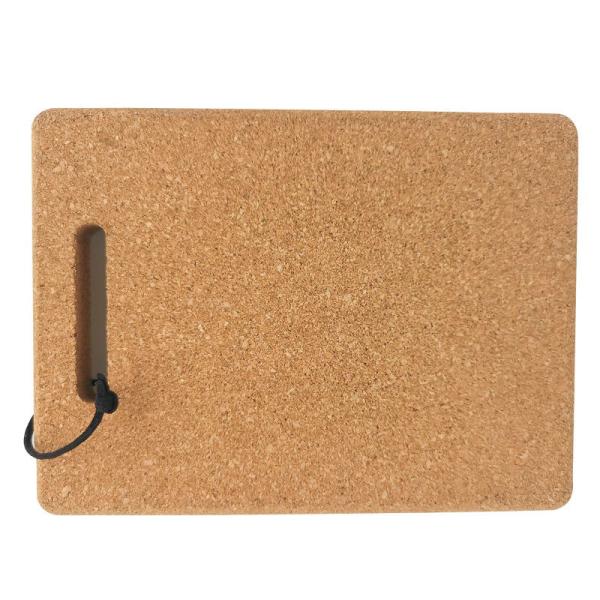 Quality 15mm Thicked Rectangular Corkboard Placemats Cork Mats Pot Holder Insulation wholesale