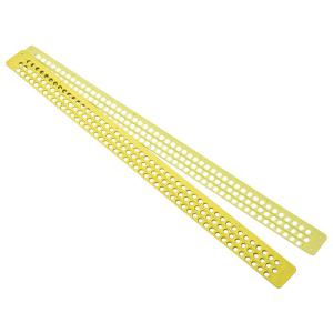 Yellow Color Three Row Plastic Bee Pollen Trap For Beekeeping Equipment