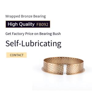 Wrapped Split Sleeve 092 Bronze Flange Bearings