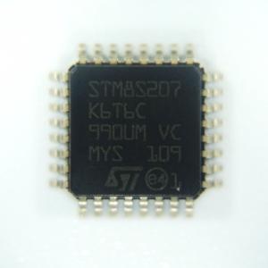 STM8S207K6T6C 8 Bit Microcontrollers MCU 24MHz Electronic Components LQFP-32