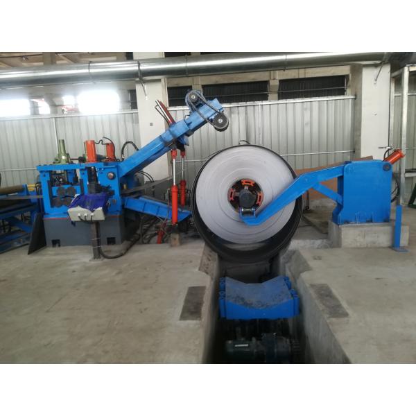 Quality 25 Tons Single Drum Uncoiler Machine Hydraulic Expansion And Contraction wholesale
