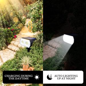 48LEDs 108 LEDs Solar Powered Landscape Lights 4 Light Modes