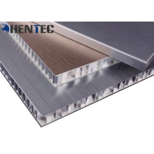 China Anodized Construction Aluminum Profile Aluminum Honeycomb Panel With Brushed Finish on sale