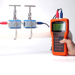 Handheld Ultrasonic Flow Meter Sensor / Totameter / Effusion Meter