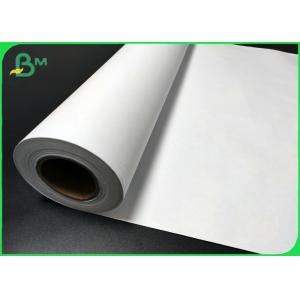 80g Uncoated Wearable CAD Plotter Printer Paper Roll For Engineering Drawing
