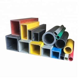 Fiberglass Rectangular Tube Shaped Profile For Construct