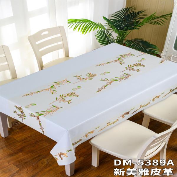 Quality Floral Pattern Transparent Plastic Tablecloth for 6 Seater Rectangular Table Wedding Blue wholesale