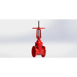 UL FM Ductile Iron Handwheel / Cap Gate Valve ANSI B16.10 Face To Face