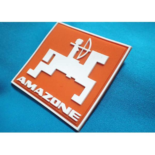 Silicone Material Pvc Cloth Label , Custom Design PVC Rubber Patch 3D Silicone