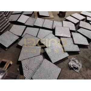 Ceramic Lined Rubber Hose Customized Hexagonal Alumina Ceramic