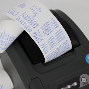 China FOCUS Thermal Printer Paper / Thermal Register Rolls Image Blue And Black on sale