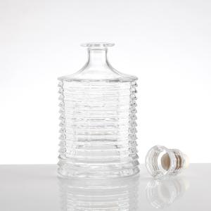 Hot Stamping Customized Label 500ml 700ml 750ml Alcohol Drink Liquor Wine Glass