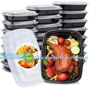 Compartment Meal Prep Container Pack - 32oz Food Storage Containers With Lids -