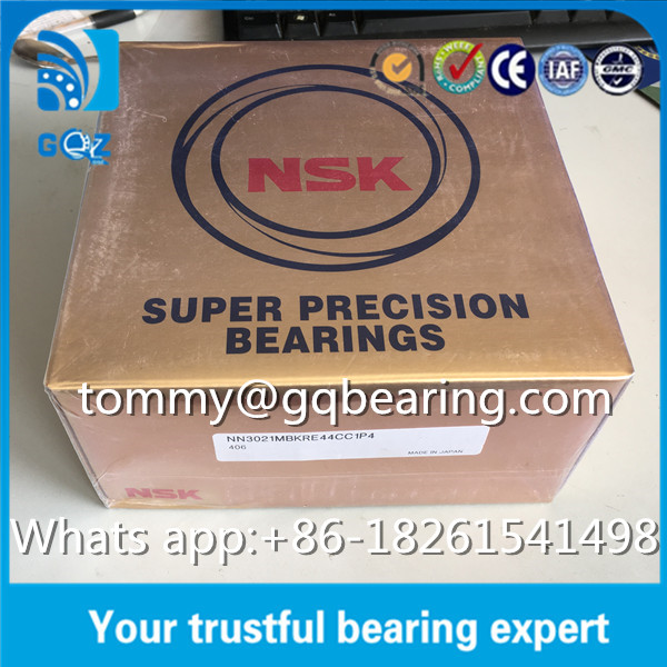 High Speed Full Complement Roller Bearing for Machine Tools Brass Cage NSK NN3021MBKRE44CC1P4