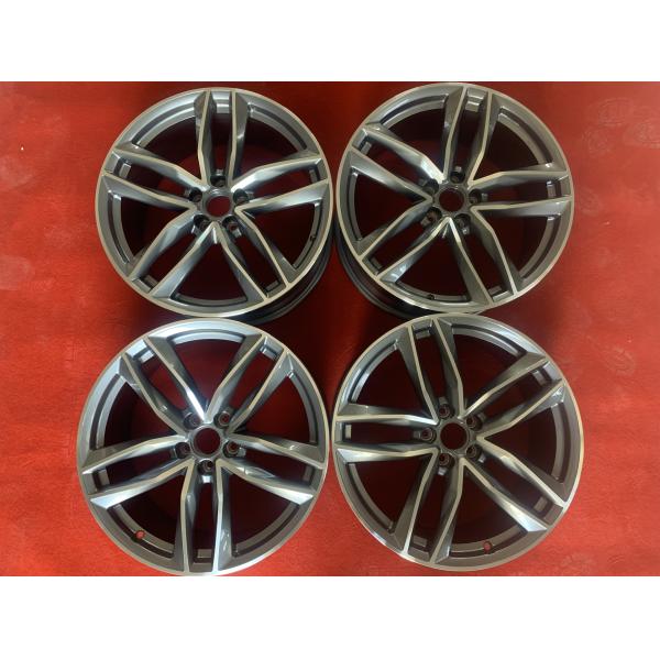 Grey ET37 5x112 5 Double Spoke Wheels 20 Inch Rim For Audi RS6