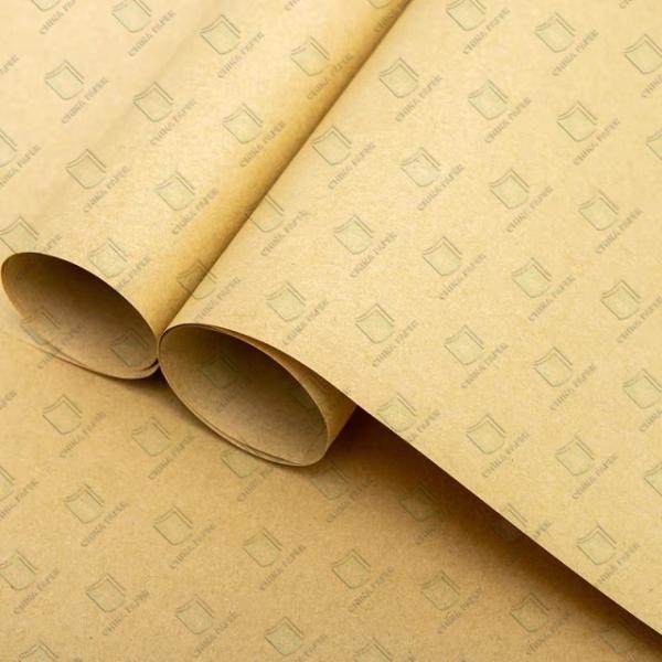 Quality Popular Brown Rolls Kraft Liner Board 200-440GSM Boxes Packaging with Smooth Surface Recycled Pulp wholesale