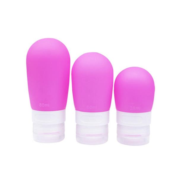 Quality Screen Printing Reusable 80Ml Small Silicone Travel Bottles wholesale