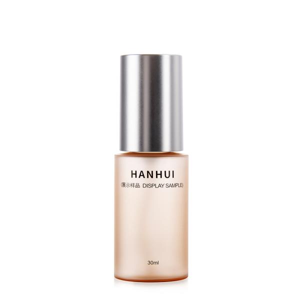 Quality 30ML Fine Mist Clear Plastic Spray Bottles with Silk Printing and Electroplated Cover wholesale