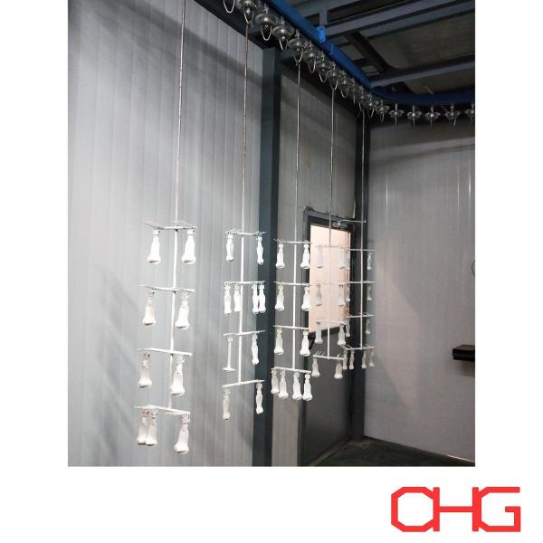 Quality Glass Lubricant Wet Painting Line with Conveyor System with Customized Technical Data and Guide Equipment Installation wholesale